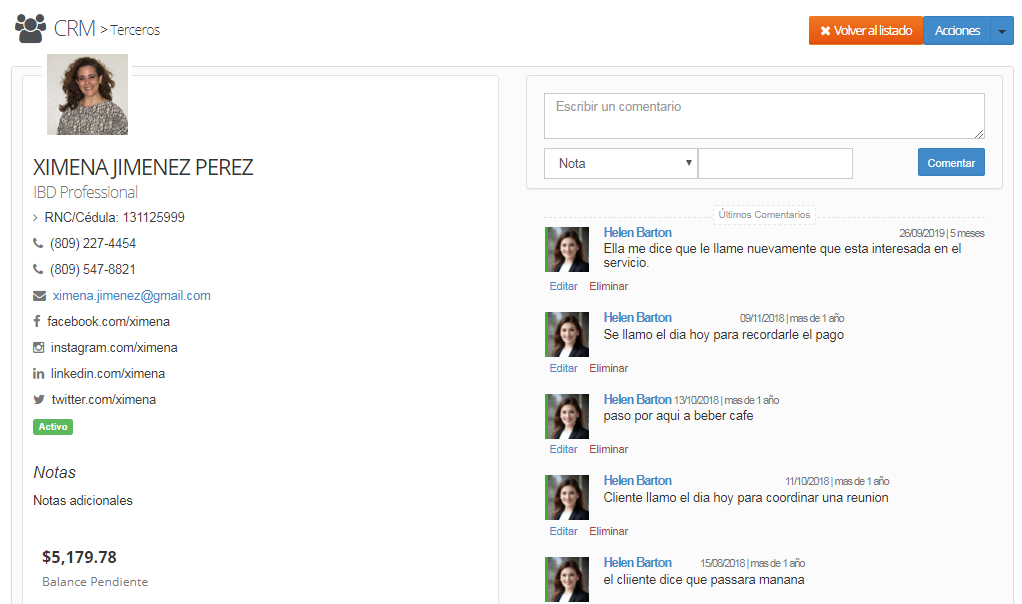 Clientes y proveedores en Madison